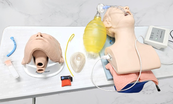 acls pals intubation airway and nasal manikin practice